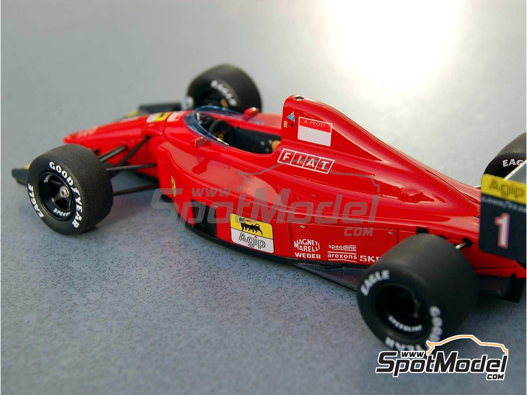 Ferrari F1-90 Scuderia Ferrari Team sponsored by Marlboro - Brazilian  Formula 1 Grand Prix 1990. Car scale model kit in 1/43 scale manufactured  by Tam